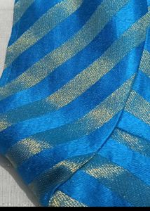 Stunning Blue Striped Blouse