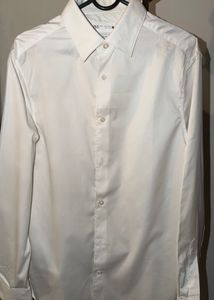 Zara White Regular Fit Shirt