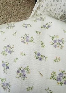 H&amp;M Floral Print High Waist Jeans