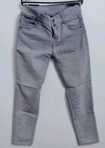Grey Wash Denim Jeans