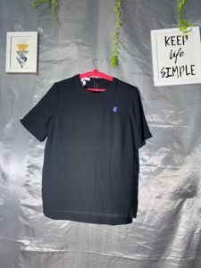 Chic Black Short Sleeve Top