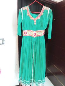 Stunning Green Embellished Gown