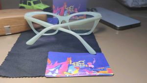Trendy Light Blue Cat-Eye Glasses