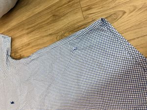 Men's Blue Gingham Check Shirt
