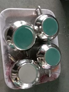 Set of 4 Stainless Steel Cups