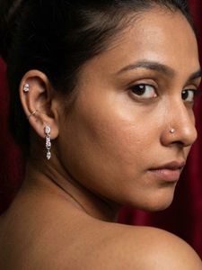 Elegant Diamond Drop Earrings