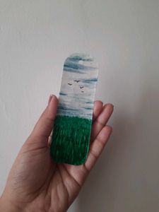 Two 2️⃣Hand-Painted Landscape bookmark