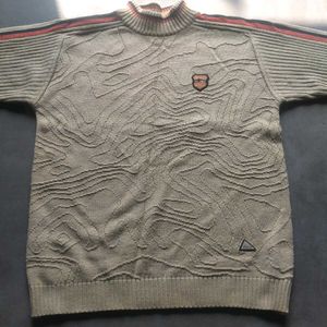 Unique Patterned Knit Sweater