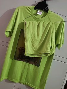 Men Pair T-shirt And Shorts 😍