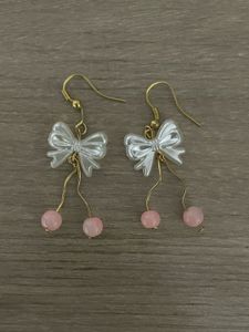 Cute Bow Drop Earrings🎀🤍