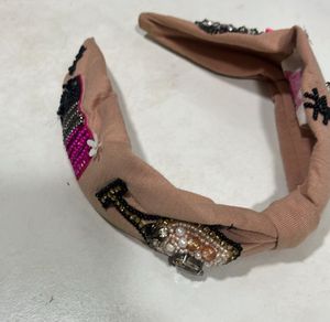 Beaded Bow Hair band