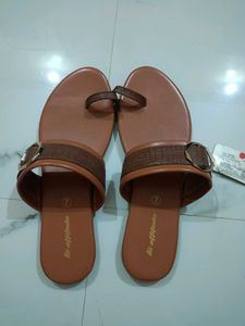 Stylish Brown Flat Sandals