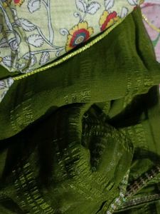 Green Embellished Saree