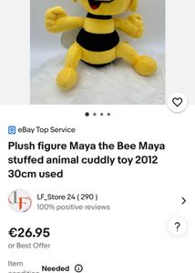Plush figure Maya the Bee