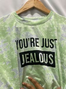 Green Tie-Dye Graphic T-Shirt