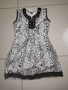 Stylish Leopard Print Mini Dress