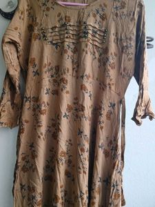 Floral Print Kurta