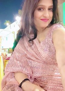 Stunning Sequin pink Saree