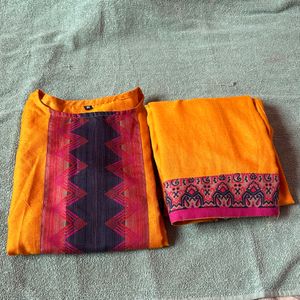 Yellow Kurti Set