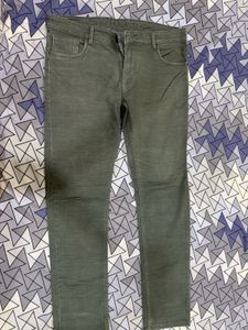 Olive Green Jeans
