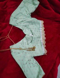 Stylish Mint Green Crop Top &amp; Skirt Set