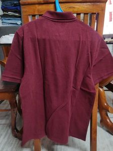 Men's Textured Zip Polo Shirt