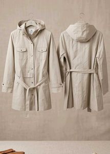 Price Dropped 🚨 Beige Hooded  Parka Jacket