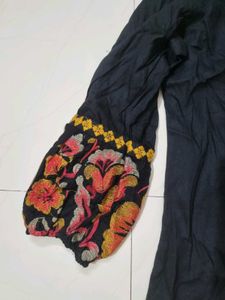 beautiful black kurti