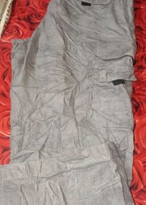 Men's Grey Cargo Pants