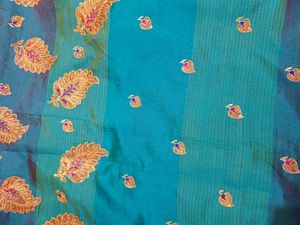 🦚 Silk Cotton Saree With Blouse