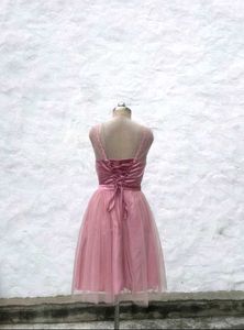 Vintage Pink Tulle Dress
