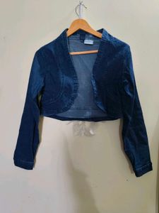 Denim Bolero Jacket