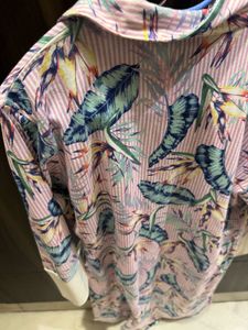 Floral Print Shirt Dress
