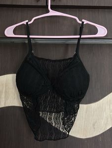 Black Lace Bralette Top