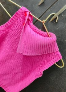 Rose Pink Girl Kid Sweater