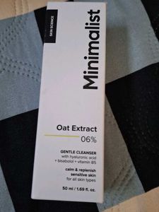 Minimalist Oat Extract Gentle Cleanser 50ml