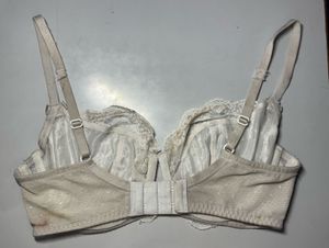 Delicate White Lace Bra