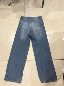 Wide Leg Denim Jeans