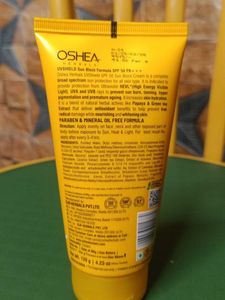 OSHEA HERBALS UVSHIELD Sunscreen