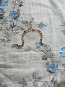 tennis Sparkling Multi-color Gemstone Bracelet