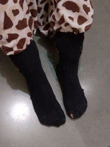 Cozy Black Socks