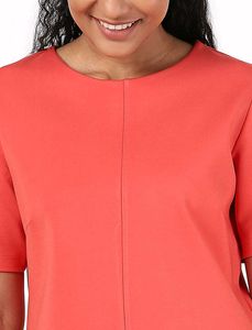 M&amp;S Coral Short Sleeve Crew Neck Top LR-81