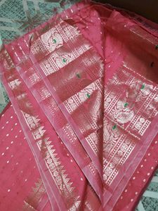 Beautiful light Pink Banarasi Silk Saree
