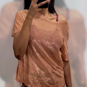 Transparent Rose Gold Tee