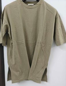 Oversized Washed Green T-Shirt