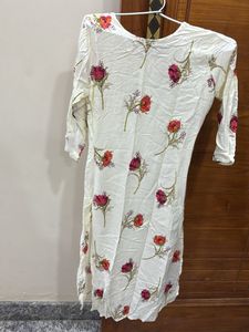 Floral Print Kurta
