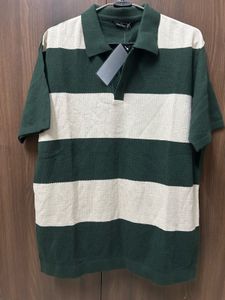 Men's Green Collared Polo Shirt