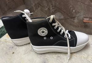 Black High-Top Canvas converse shoes