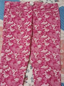 Pink Camo Skinny Pants