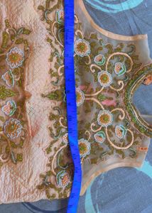 Designer Peach Lehenga Choli